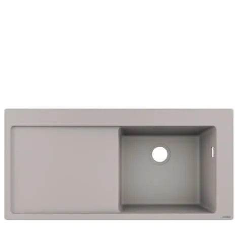 Hansgrohe Einbauspüle 450 mit Abtropffläche S514-F450 betongrau