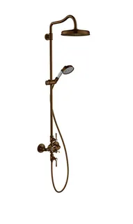 Hansgrohe Showerpipe Axor Montreux BBR mit Thermostat und Hebelgriff