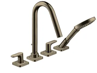 Hansgrohe 4-Loch Wannenarmatur Axor Citterio M F-Set f.Fliesenrand BN mit Hebelgriff – Bild 2