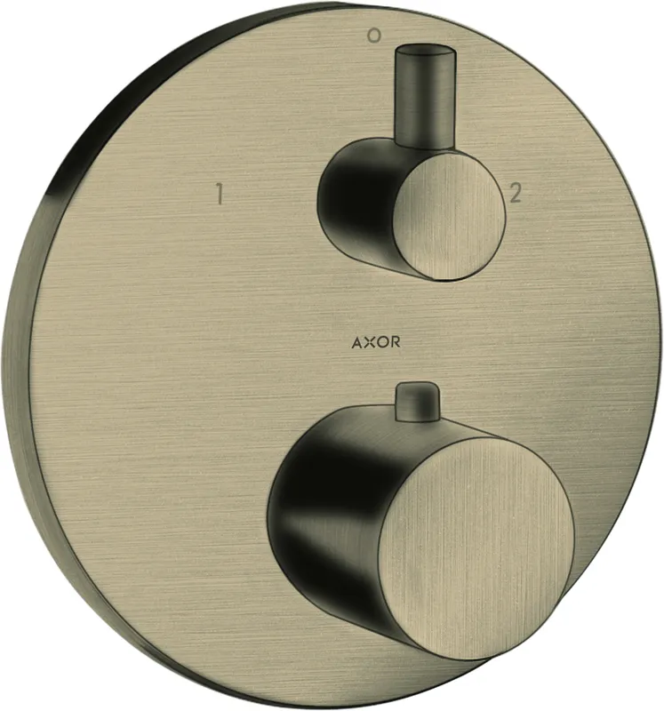 Hansgrohe Thermostatmischer UP Axor Uno F-Set BN mit Absperr-/Umstellventil