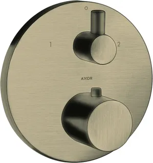 Hansgrohe Thermostatmischer UP Axor Uno F-Set BN mit Absperr-/Umstellventil