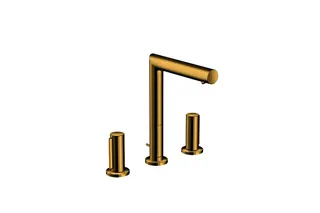 Hansgrohe 3-Loch Waschtischarmatur 200 Axor Uno Zerogriff PGO – Bild 2