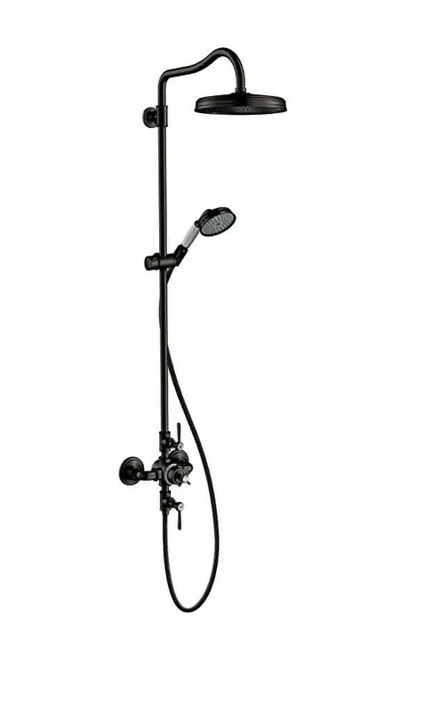 Hansgrohe Showerpipe Axor Montreux PBC mit Thermostat und Hebelgriff