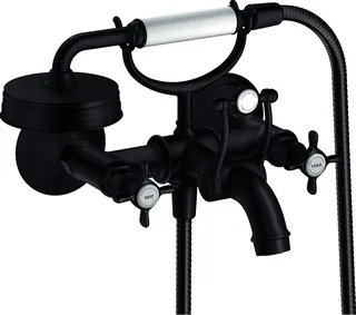 Hansgrohe Zweigriff Wannenarmatur Aufputz Axor Montreux BBC – Bild 2