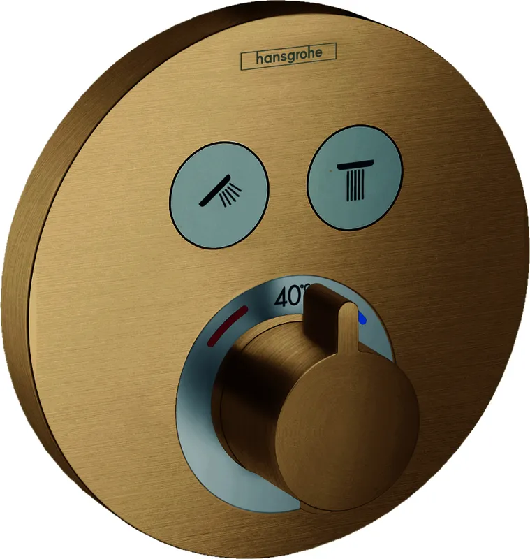 Hansgrohe Thermostat Unterputz ShowerSelect S Fertigset 2 Verbraucher BBR