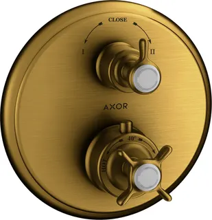 Hansgrohe Thermostat UP Axor Montreux F-Set BGO mit Absperr-u.Umstellventil – Bild 2