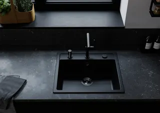 Hansgrohe S520-F510 Spüle aut. ALG N-100 graphitschwarz – Bild 3