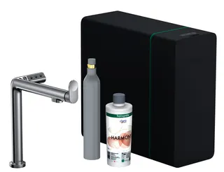 Hansgrohe SodaSystem 240 Aqittura M91 1jet Starter Set chrom – Bild 2
