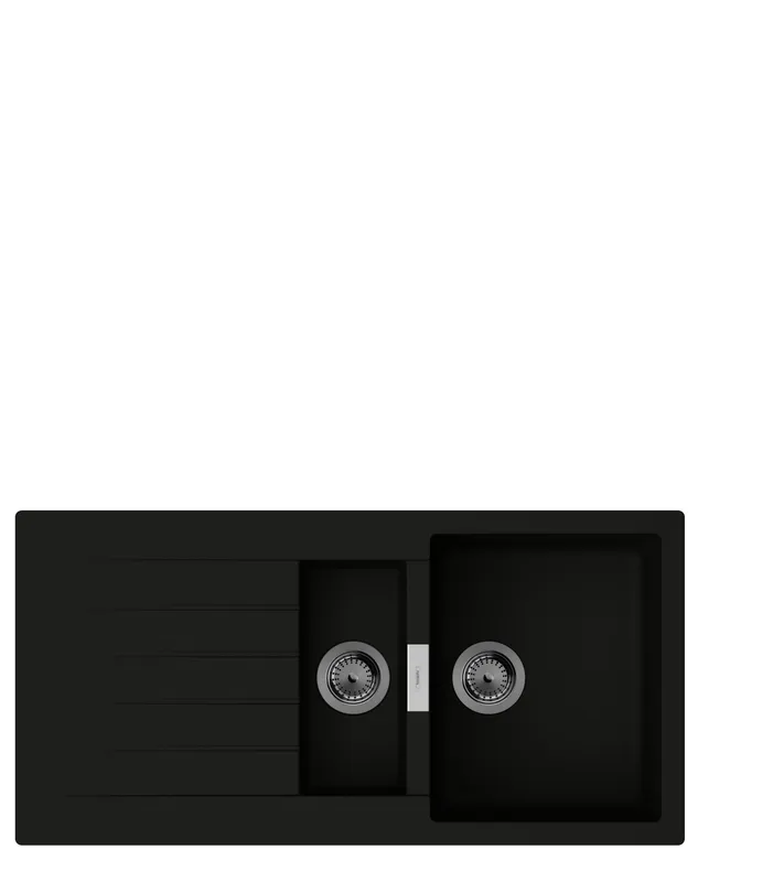 Hansgrohe S520-F530 Spüle aut. ALG D-150 steingrau