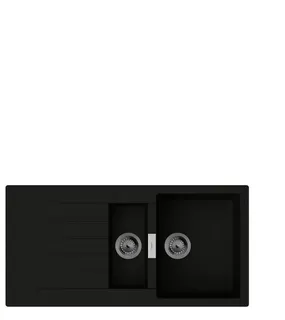 Hansgrohe S520-F530 Spüle aut. ALG D-150 steingrau