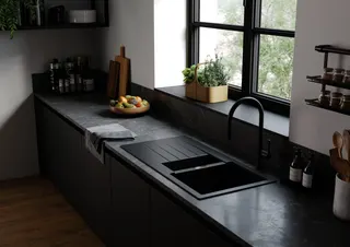 Hansgrohe S520-F530 Spüle aut. ALG D-150 graphitschwarz – Bild 4