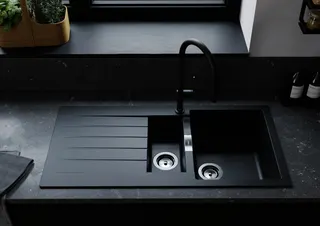 Hansgrohe S520-F530 Spüle aut. ALG D-150 graphitschwarz – Bild 5