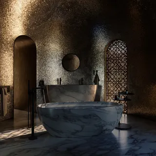 Hansgrohe Waschtischmischer 130 Axor Citterio E ohne Zugstange Hebelgriff mattschwarz – Bild 3