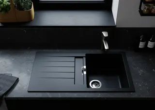 Hansgrohe S520-F345 Spüle aut. ALG D-100 graphitschwarz – Bild 3