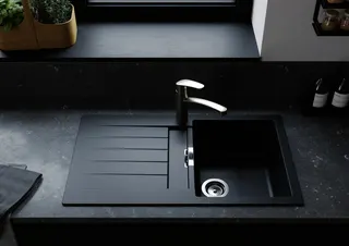 Hansgrohe S520-F345 Spüle aut. ALG D-100 graphitschwarz – Bild 5