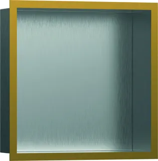 Hansgrohe XtraStoris Individual Wandnische mit Designrahmen 300x300x100mm BST/PGO – Bild 2