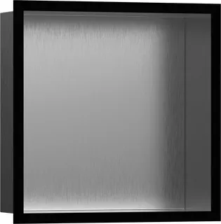 Hansgrohe XtraStoris Individual Wandnische mit Designrahmen 300x300x100mm BST/MSW – Bild 2