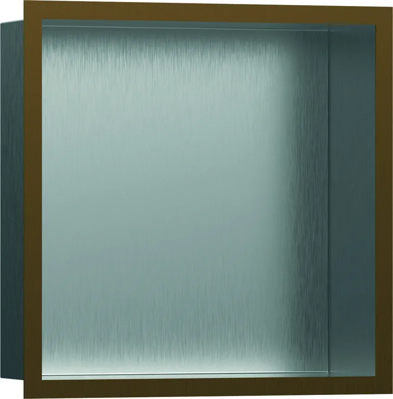 Hansgrohe XtraStoris Individual Wandnische mit Designrahmen 300x300x100mm BST/BBR