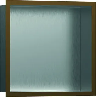 HG XtraStoris Individual Wandnische mit Designrahmen 300x300x100mm BST/BBR