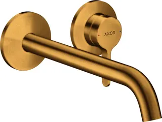 HG Waschtischmischer Unterputz Axor One Fertigset mit Hebelgriff BGO