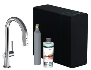 Hansgrohe SodaSystem 210 Aqittura M91 1jet Starter Set chrom – Bild 2