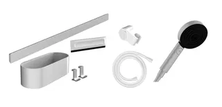 Hansgrohe Bundle WallStoris 105 3jet Eco U'Pl 700 mattweiss