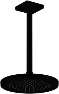 Hansgrohe Decken-Anschlussstück Axor DN15 300mm eckig mattschwarz – Bild 5