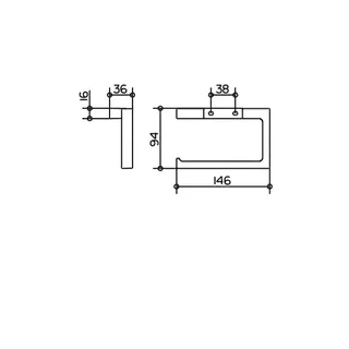 Keuco Edition 11 Toilettenpapierhalter chrom – Bild 2