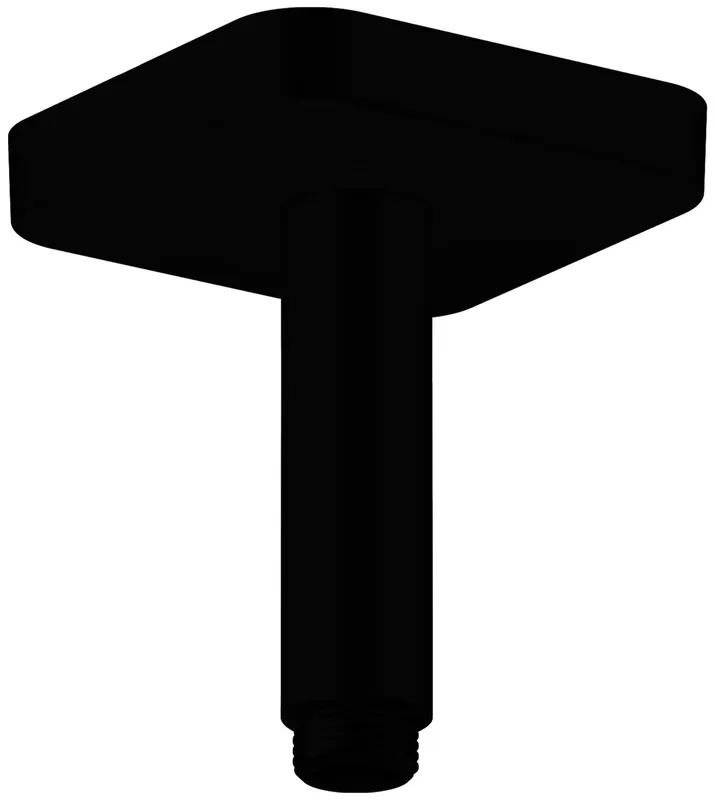 Hansgrohe Decken-Anschlussstück Axor DN15 100mm softsquare mattschwarz