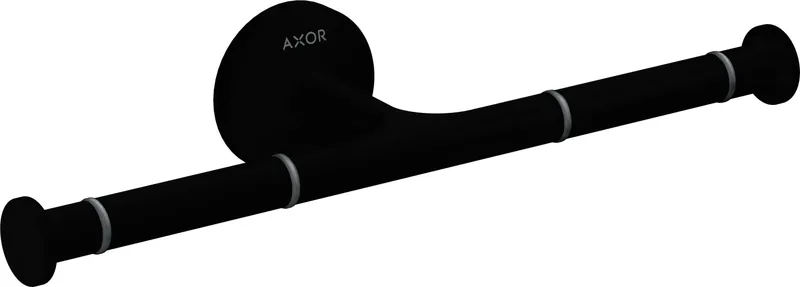 Hansgrohe Toilettenpapierhalter doppelt Axor Universal Circular mattschwarz