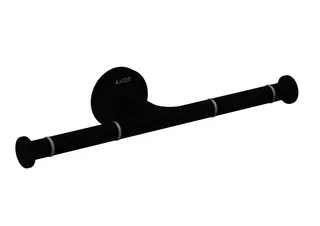 Hansgrohe Toilettenpapierhalter doppelt Axor Universal Circular mattschwarz – Bild 2