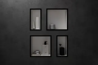 Hansgrohe XtraStoris Individual Wandnische mit Designrahmen 300x300x100mm MW/MSW – Bild 4