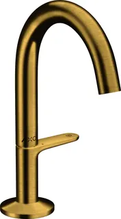 Hansgrohe Waschtischmischer Select 140 Axor One mit Push-Open Ablaufgarnitur BB