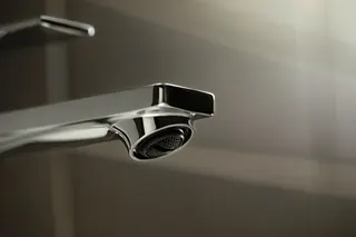 Hansgrohe Waschtischmischer Rebris E 240 CoolStart EcoSmart+ m.Zugst.chrom – Bild 3