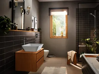 Hansgrohe Waschtischmischer Rebris E 240 CoolStart EcoSmart+ m.Zugst.chrom – Bild 4