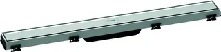 Hansgrohe RainDrain Match Duschrinne 700 mm mit höhenverstellbaren Rahmen weiß – Bild 2