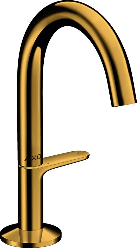 Hansgrohe Waschtischmischer Select 140 Axor One mit Push-Open Ablaufgarnitur PGO