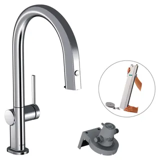 Hansgrohe FilterSystem 210 Aqittura M91 Ausziehauslauf 1jet sBox chrom – Bild 3