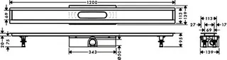 Hansgrohe Komplettset uBox universal für Standardinstall.1200mm für DR FS – Bild 5