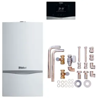 Vaillant Paket 6.218/2 atmoTEC exclusive VC 104/4-7A E, sensoHOME 380/2, Zubehör