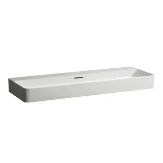 Laufen Waschtisch VAL 420x1200x155 ohne Hahnloch mit Überlauf weiß matt