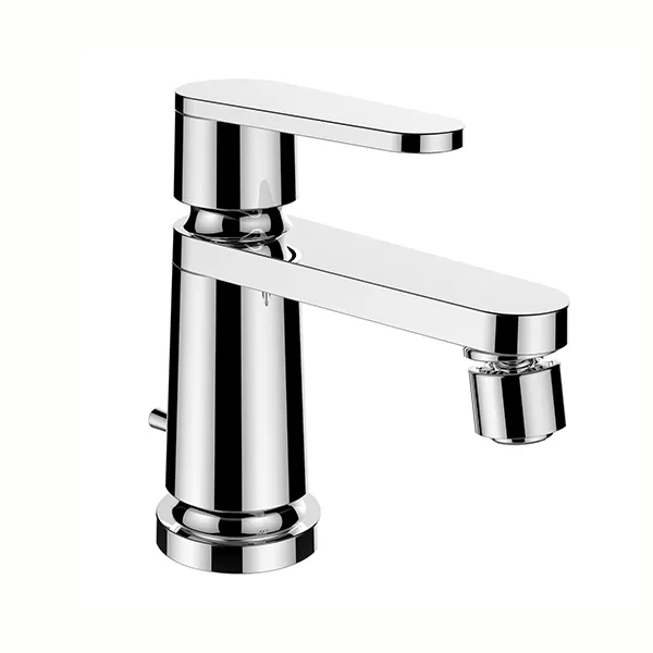 Laufen Bidetmischer THE NEW CLASSIC Ausld. 121 mm mit Ablaufventil chrom