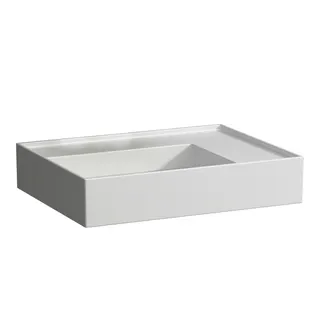 Waschtisch K-LAUFEN 460x600x150 o. Hlo.Ül. versteckter Abl. Ablg. rechts we