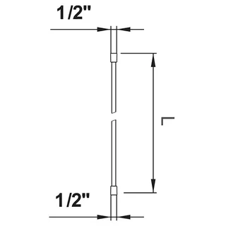 Laufen Kunststoff-Brauseschlauch silberfarben, 1/2" x 1/2", Länge 1250mm – Bild 2