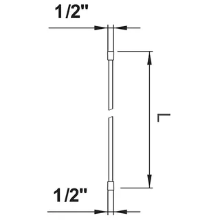 Laufen Kunststoff-Brauseschlauch silberfarben, 1/2" x 1/2", Länge 1600mm – Bild 2
