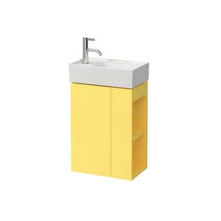 WTU K-LAUFEN 270x440x600 1Tür links Regal rechts P/P f.WT H815335 senfgelb
