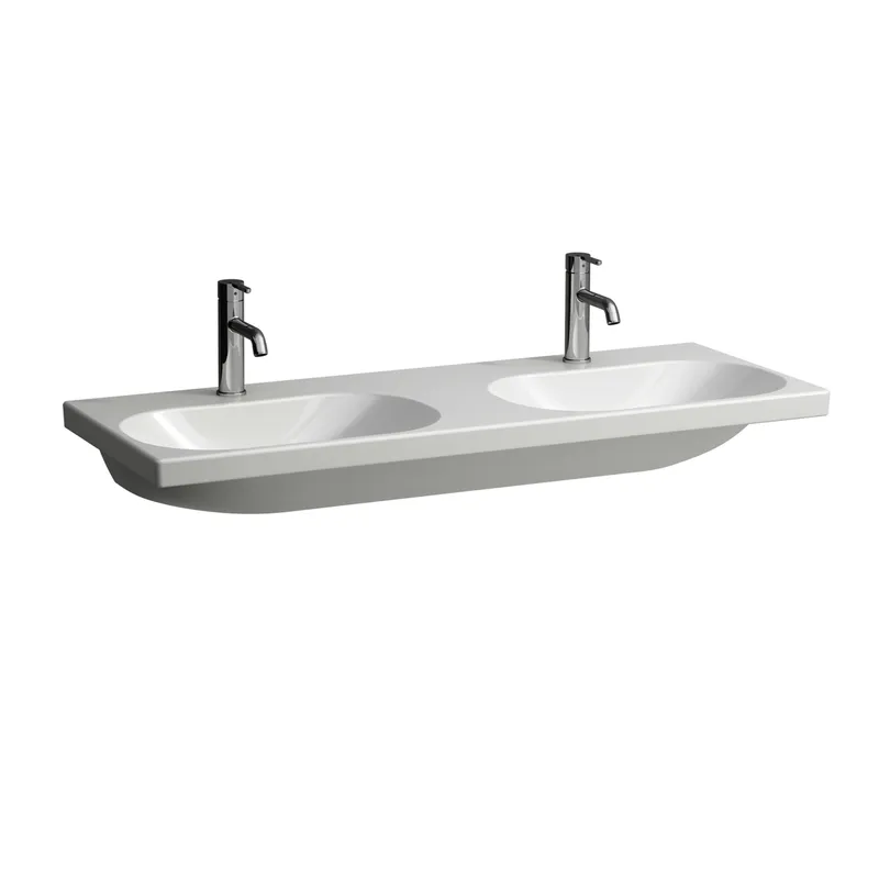 Laufen DWT LUA 460x1200x180 1 Hahnloch ohne Überlauf Ül-Kanal unten geschlossen weiß
