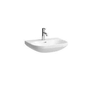 Laufen Waschtisch LUA 460x600x180 1 Hahnloch mit Überlauf nicht unterbaufähig weiß