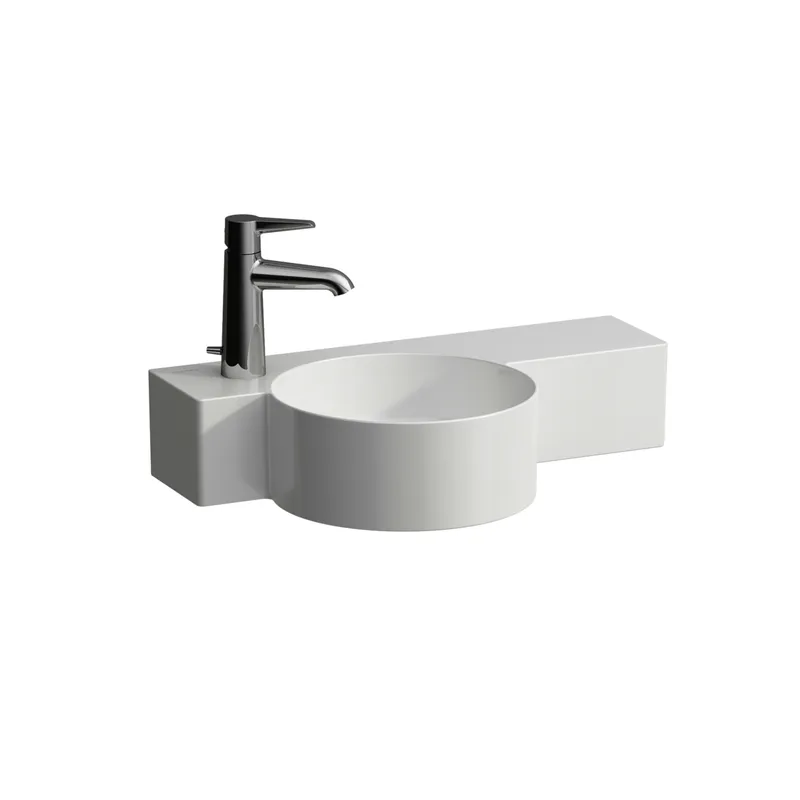 Laufen HWB VAL 315x550x155 1 Hahnloch links ohne Überlauf Ablg. rechts weiß matt