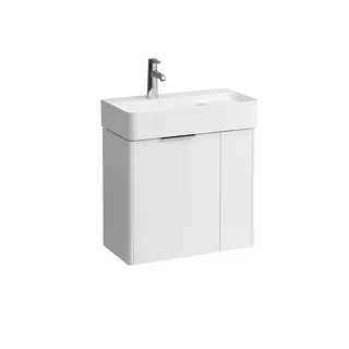 LF WTU BASE 289x584x515 2 Türen m.Griff li f.WT H815285 weiß glzd